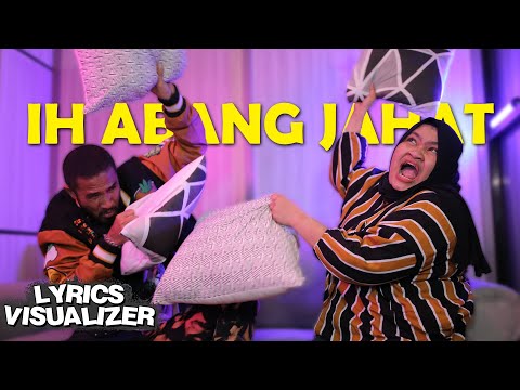 IH ABANG JAHAT (LYRICS VISUALIZER) | ECKO SHOW feat. INTAN LEMBATA - Kini Ecko Pergi Meninggalkanku