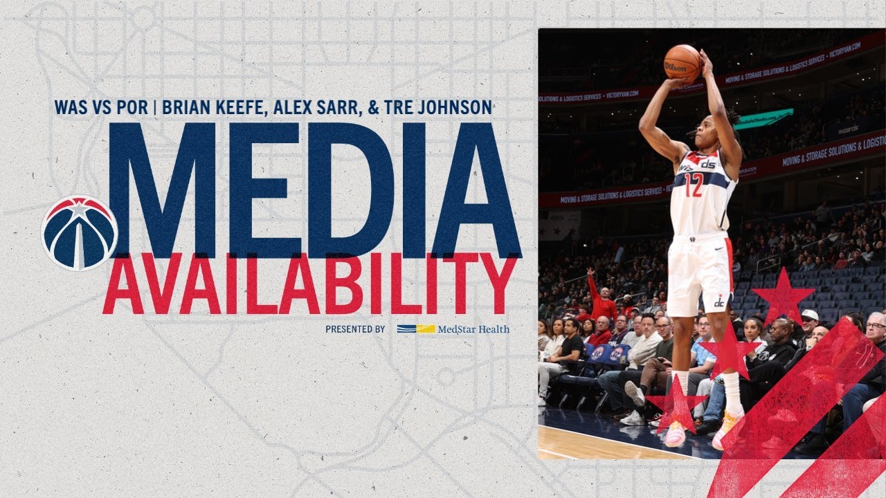 Media Availability: Brian Keefe, Alex Sarr, and Tre Johnson | 01.27.26