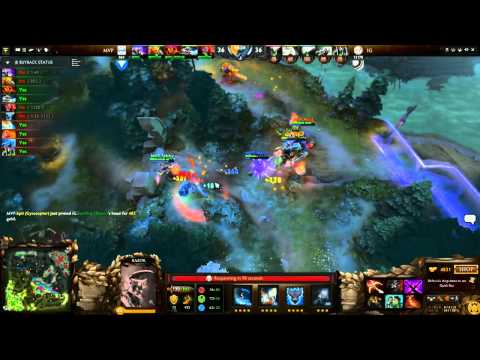 MVP Phoenix's QO gets an ultra kill on Ember Spirit with rapier