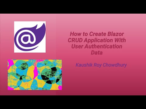 |Complete Blazor CRUD Course| With User Profile Data| in One Video