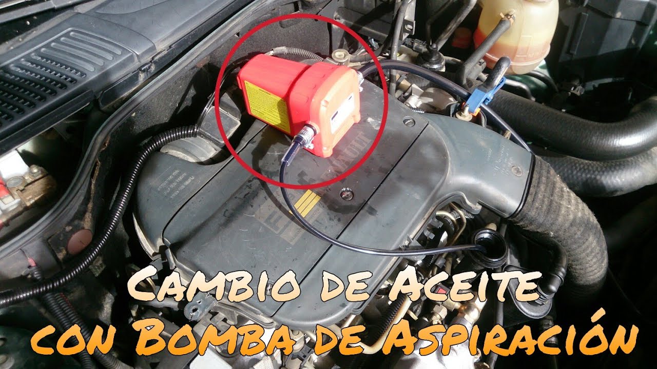 CÓMO CAMBIAR EL ACEITE DE TU COCHE CON UNA BOMBA DE ASPIRACIÓN. ¡¡RÁPIDO Y LIMPIO!!
