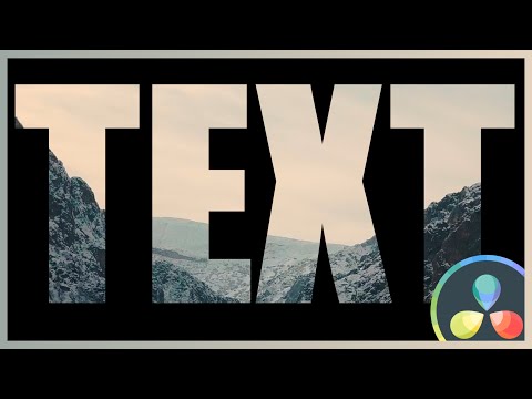 MAGNETIC Fly-Through TEXT Effect in DaVinci Resolve | Tutorial
