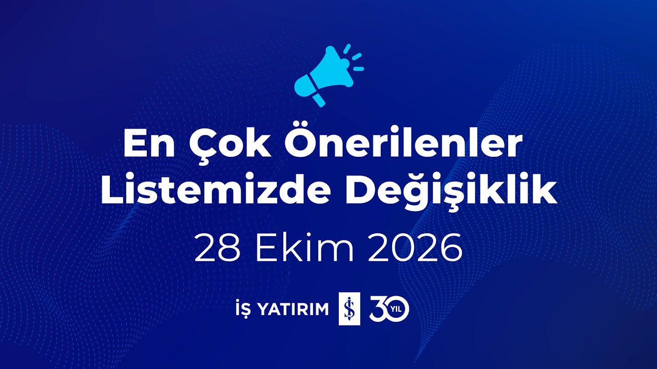 MODEL PORTFÖYÜMÜZDE DEĞİŞİKLİK - 28.10.2026