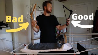 Dry Clothes WITHOUT a Dryer (Using Indoors Drying Rack)