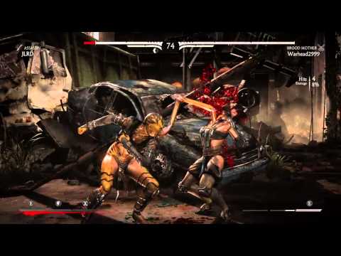 Mortal Kombat X Kitana online ranked match 25 SideSalad