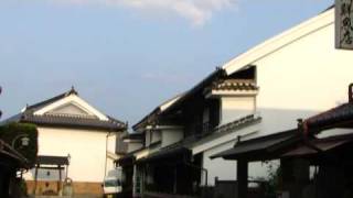 preview picture of video '日本の道１００選の碑　うだつの町並み　徳島県美馬市 2009.8.2'