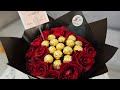 Red Roses With Ferrero Chocolate