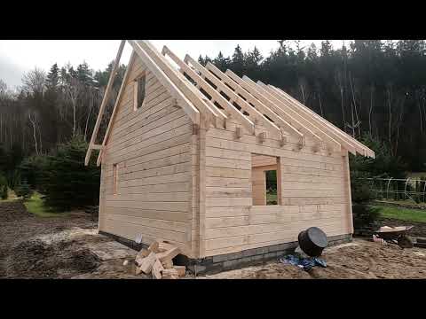 Domek na zgłoszenie z bala 13x20