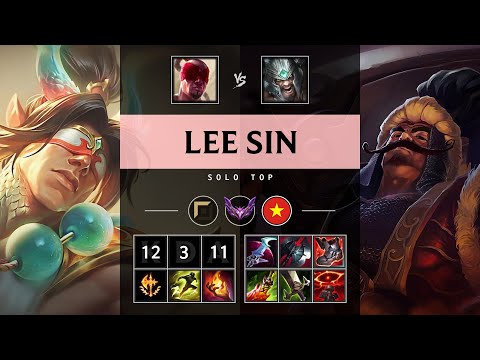 Lee Sin Top vs Tryndamere - VN Master Patch 25.04
