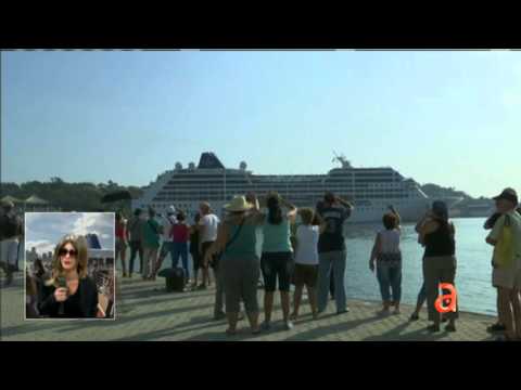 El Happy Hour News: llegada del crucero a La Habana  - América TeVé