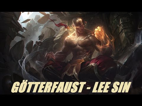 [4K] GÖTTERFAUST Lee Sin / God Fist Lee Sin - League of Legends / Skin Spotlight