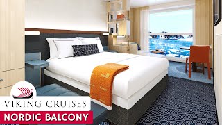 Viking Octantis | Nordic Balcony Stateroom Walkthrough Tour & Review 4K | Viking Expedition Cruises