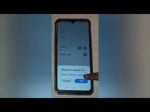 how to block contact in redmi 9 activ, block contact setting