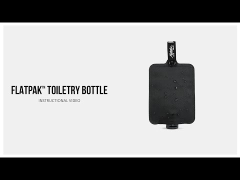 Set Da 3 Bottiglie Da Toilette FlatPak – Morbide, Riutilizzabili, In Tessuto, Per Liquidi E Gel Da Viaggio, Antracite, Blu E Verde
