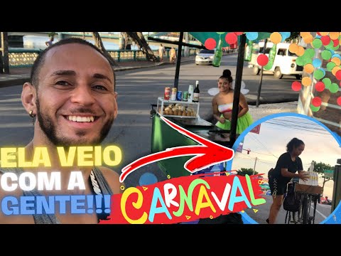 VENDENDO LANCHES E BEBIDAS NA ABERTURA DO CARNAVAL DE RECIFE!!!
