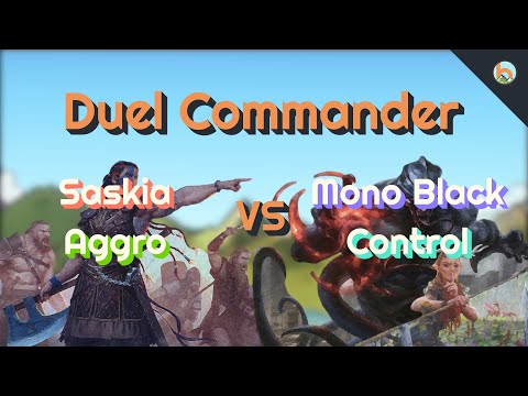 Saskia Aggro vs. Mono Black Control [Duel Commander-EDH] - Magic: The Gathering
