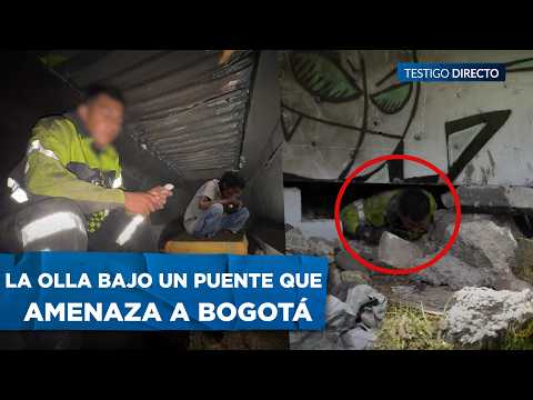 WE ENTER THE UNDERGROUND POT OF MICROWAVE TRAFFICKING UNDER THE MOST EXCLUSIVE BRIDGE IN BOGOTA!