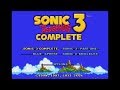 Sonic 3 Complete Genesis Longplay