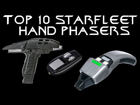 Top 10 Starfleet Hand Phasers LIVE