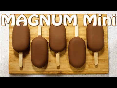 MAGNUM Mini ICE CREAM (Easy No Churn Chocolate Flavour) | Episode 05 | NO TALKING, JUST FOOD SERIES