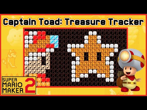 Super Mario Maker 2 - AMAZING "Captain Toad: Treasure Tracker" Level!