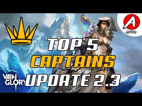 Vainglory Top 5 Heroes To Play Update 2.3 - Captains Edition