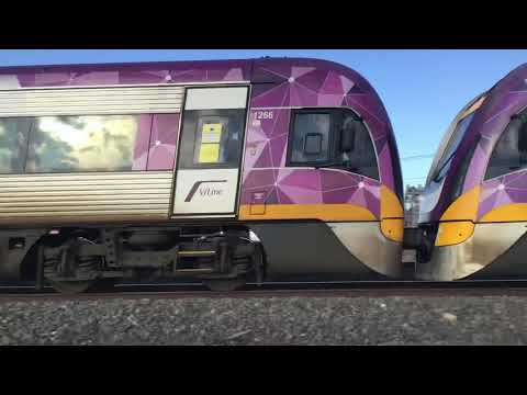 V/line VL68 and VL12 at Corio/Norlane heading towards Melbourne 30/6/2021