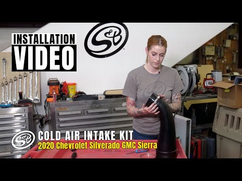 S&B Cold Air Intake for 2020-26 Chevrolet Silverado GMC Sierra 6.6L Diesel