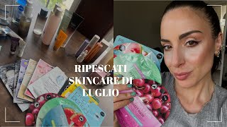 PRODOTTI RIPESCATI SKINCARE DI LUGLIO… RIUSCIRÒ A TERMINARLI TUTTI??? #luglio #skincare