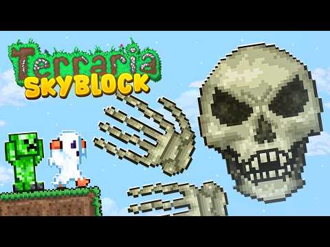 terraria but legendary skyblock is TOO EASY