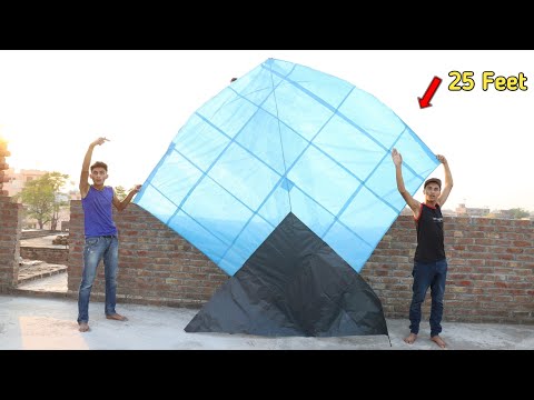 biggest 20 Feet Kite Flying | World Big Kite