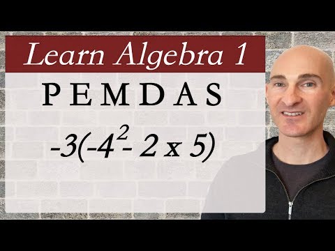 Order of Operations - PEMDAS (Learn Algebra 1)