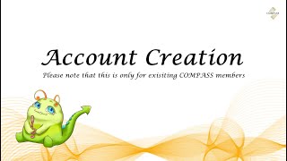 COMPASS How-To Tutorial: Account Creation