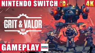 Grit and Valor - 1949 Nintendo Switch 1 Gameplay in 4K
