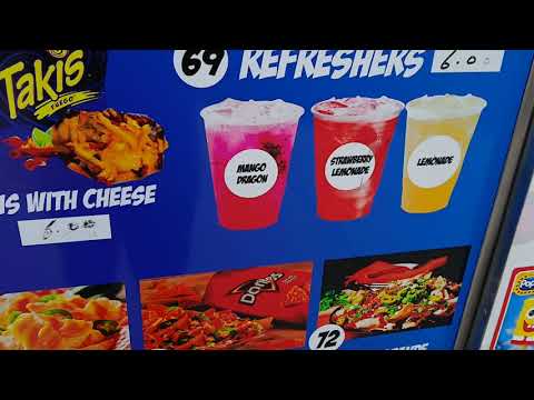 Getting ice cream from Tony's soft serve ice cream truck 