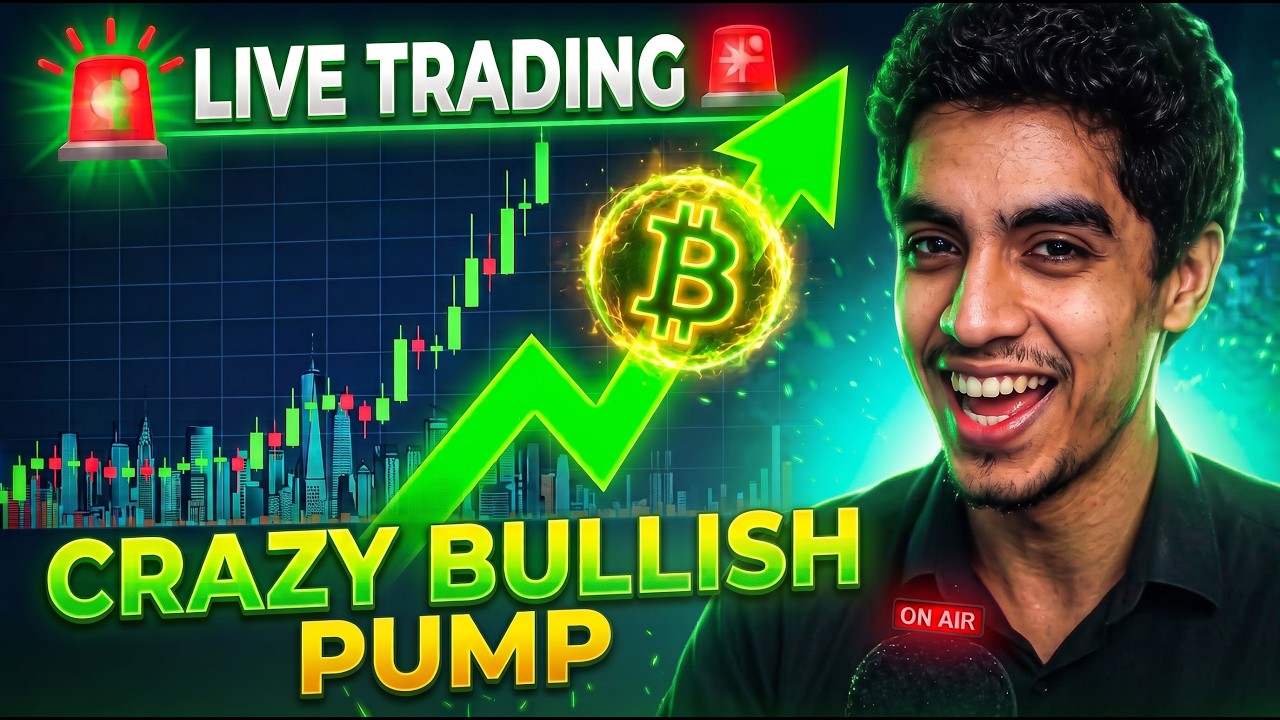 Alert🚨 Bitcoin Crazy Bullish Pump (Live Trading)