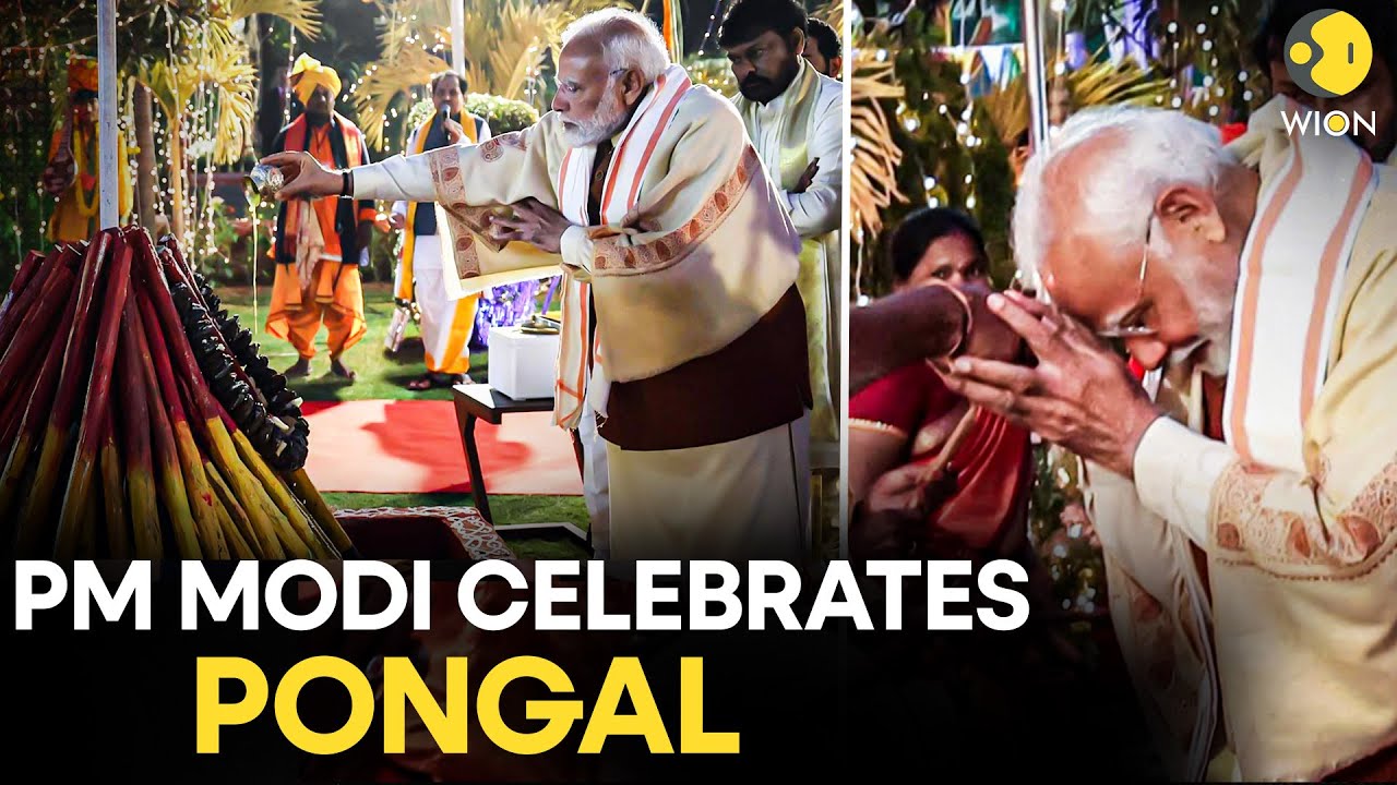 PM Modi Celebrates Pongal LIVE: PM Modi Attends Pongal Celebrations in New Delhi | WION Live