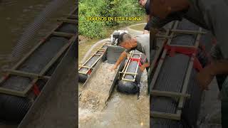 ¡ SORPRENDENTE MÁQUINA PARA SUCCIONAR ORO DE LOS RÍOS ! ; MINI DRAGA AURIFERA    #oro#curiosidades