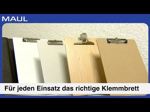 Artikelvideo 1 für MAUL Klemmbrettmappe 2339237 DIN A4 blau Karton, 1 St., Artikelnummer 781278