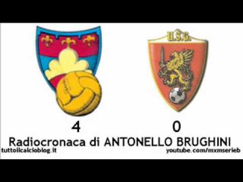 Gubbio-Grosseto 4-0 di Antonello Brughini (14/1/2012) Radiocronaca da Radio 1 RAI