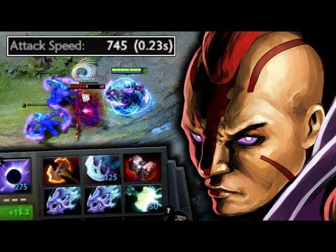 MAX SPEED IS BETTER..!! Max Attack Speed Anti Mage 2x Moon Shard 7.21d | Dota 2