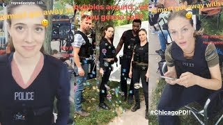 Chicago P.D | Instagram Story Videos | July 25 2017 Marina Squerciati, Patrick Flueger, Laroyce video