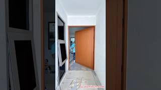 ชุดประตูหน้าบ้านแบบลูกฟูกทึบลายตั้ง