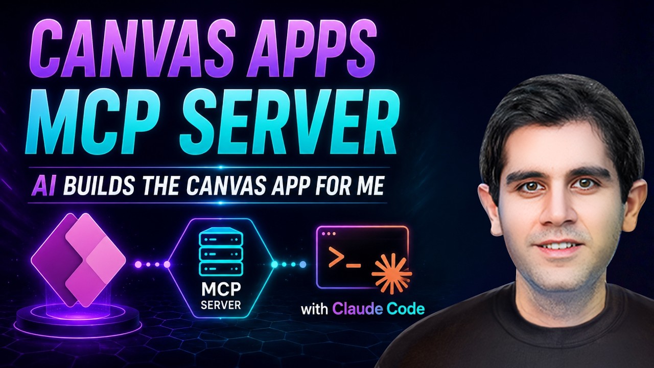 Build Power Apps with AI | Canvas Apps Authoring MCP Server + Claude Code