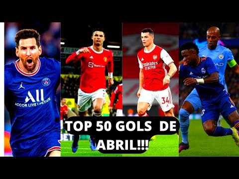 Top 50 gols de abril!!! react