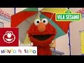 Sésamo Chovendo Na Lixeira Do Oscar