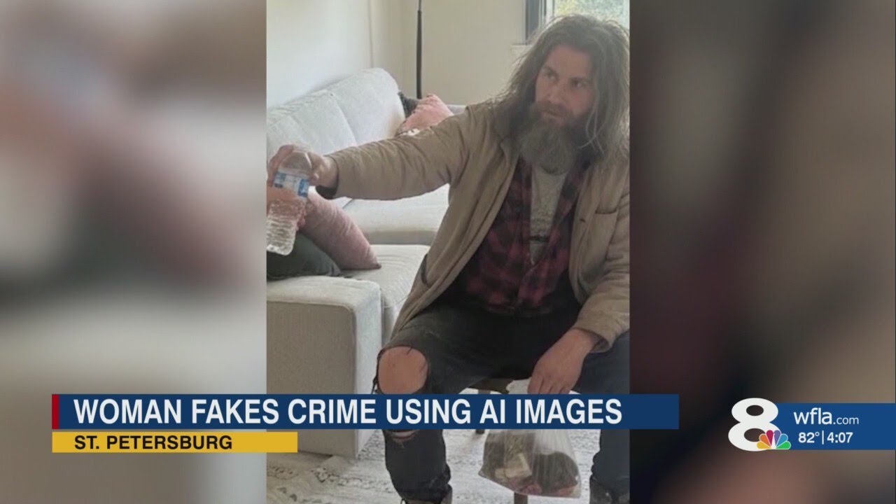 St. Pete police warn against viral AI ‘homeless man’ prank after woman files false report