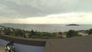 preview picture of video 'September 24th, 2013: Timelapse of Istanbul/Marmara Sea from Büyükada - clouds rushing by'