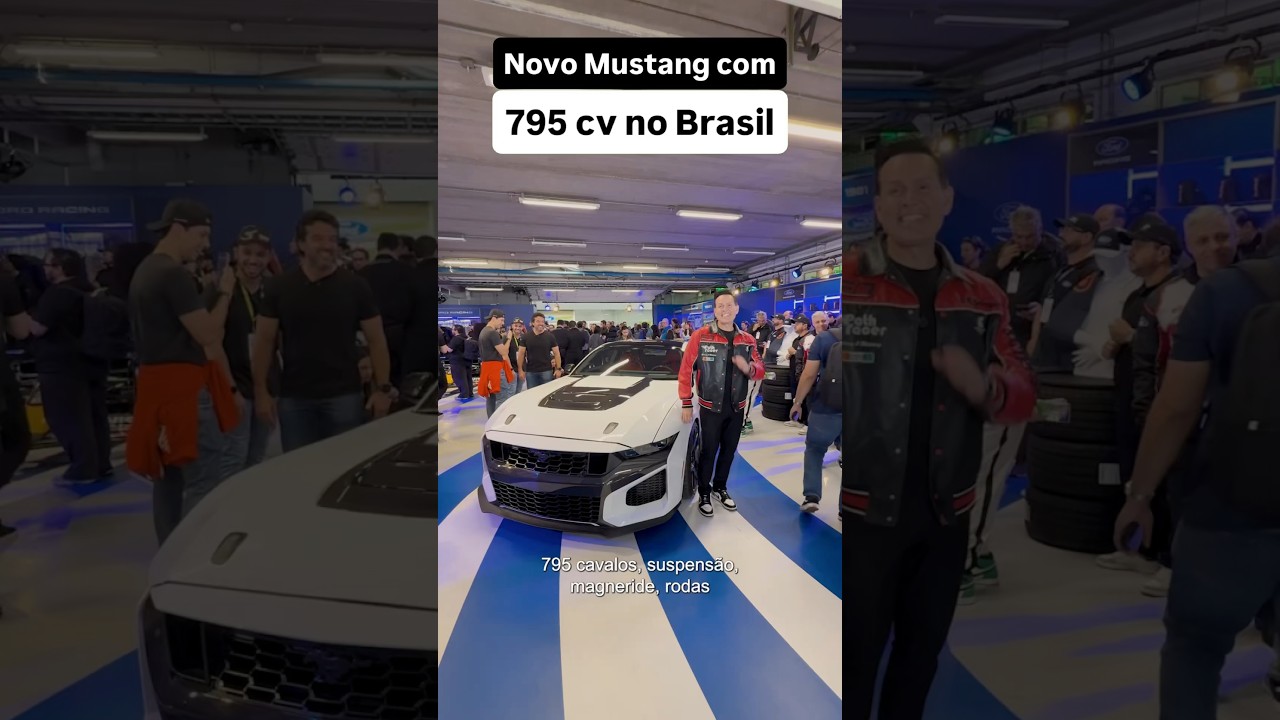 Novo Mustang com 795 cv no Brasil