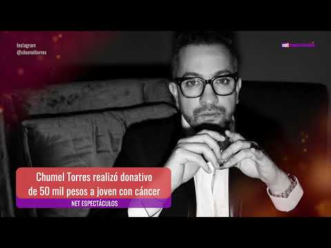 Chumel Torres realiza generoso donativo a joven con cáncer